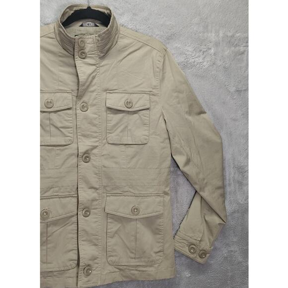 Design Style DS Mens Trapper Jacket Cargo Size 48 Designer Hunting Small Tan - Picture 8 of 12